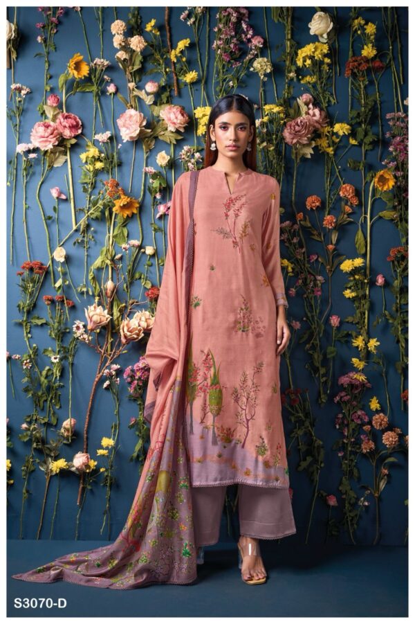 Ganga Freyal Bemberg Silk Printed Fancy Salwar Suit Collection - Image 2