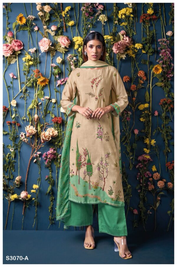 Ganga Freyal Bemberg Silk Printed Fancy Salwar Suit Collection - Image 7