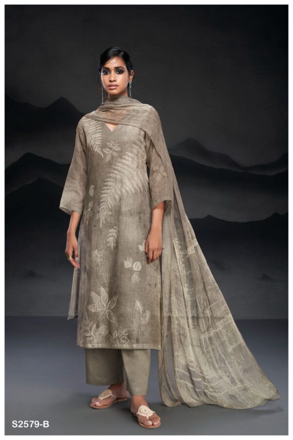 Ganga Binata Linen Printed Fancy Salwar Suit Collection - Image 4