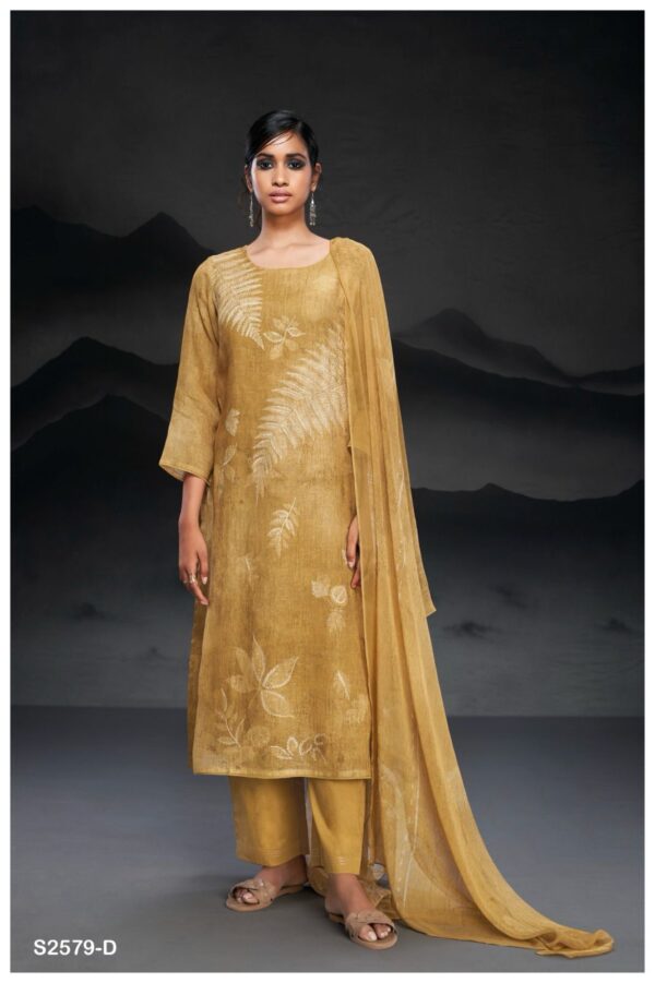 Ganga Binata Linen Printed Fancy Salwar Suit Collection - Image 5