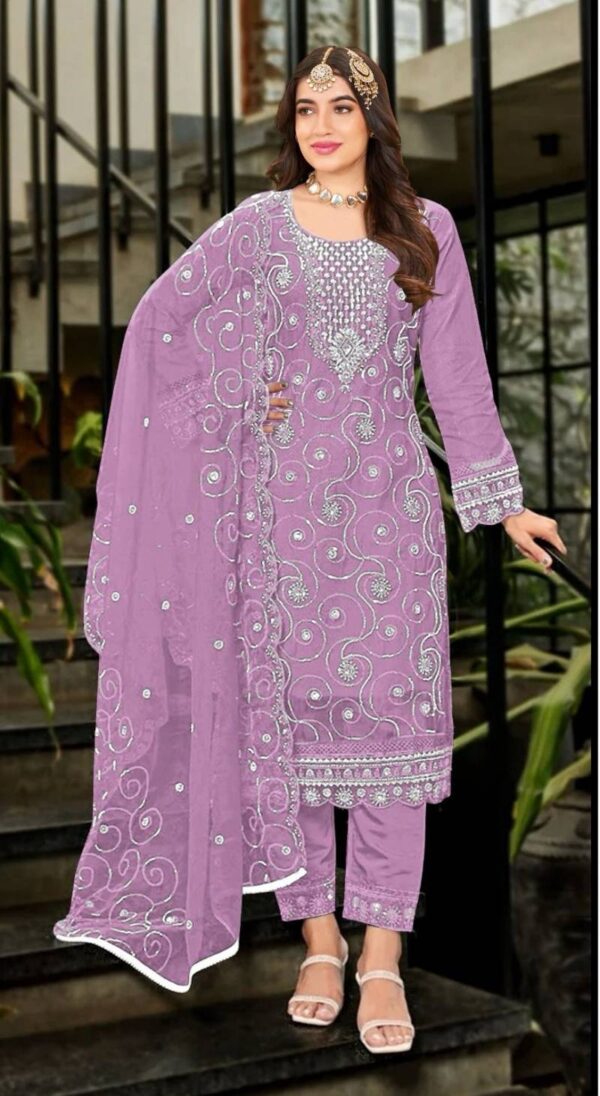 Bilqis B 154 Georgette Pakistani Salwar Kameez Collection