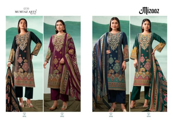 Mumtaz Mizaaz Maslin Digital Printed Dress Material Collection - Image 3