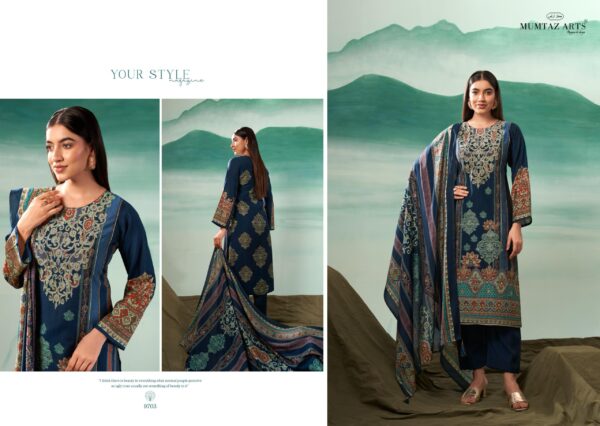 Mumtaz Mizaaz Maslin Digital Printed Dress Material Collection - Image 6