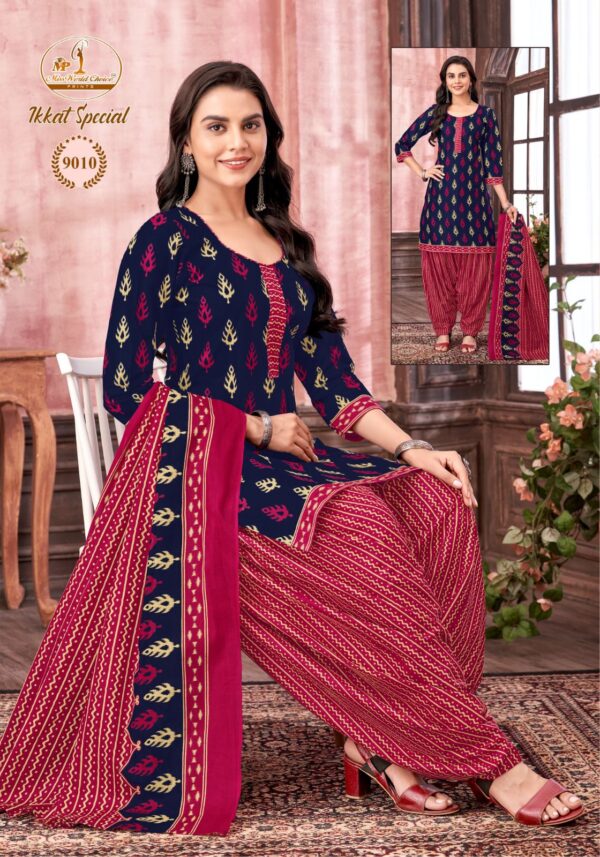 Miss World Ikkat Special Vol 09 Printed Cotton Dress Material Catalog Collection - Image 10