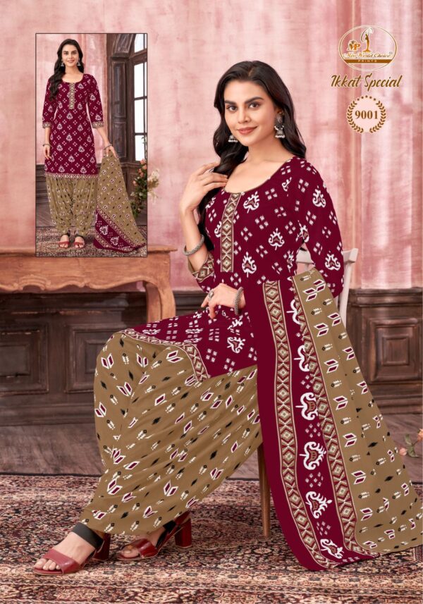 Miss World Ikkat Special Vol 09 Printed Cotton Dress Material Catalog Collection - Image 12