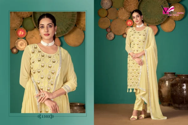 Zeeya Ruhani Georgette Designer Salwar Kameez Collection - Image 6