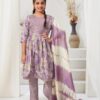 Mystic 9 Sara Vol 1 Kids Rayon Foil Printed Kurti Bottom With Dupatta - Image 9