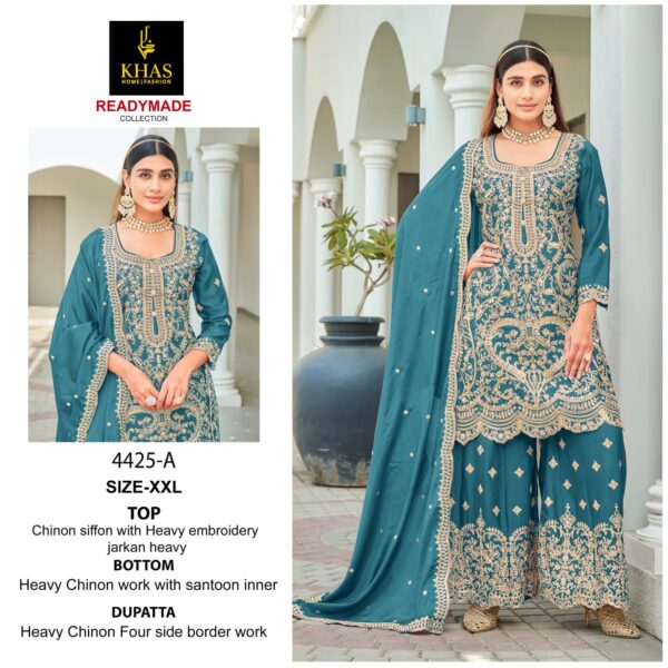 Khas 4425 Embroidered Ready Made Pakistani Suits Collection - Image 5