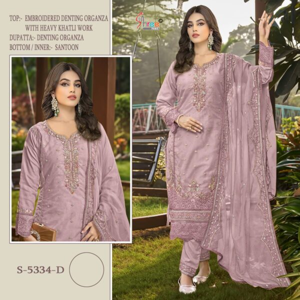 Shree S 5334 Embroidered Pakistani Salwar Suits Collection - Image 6