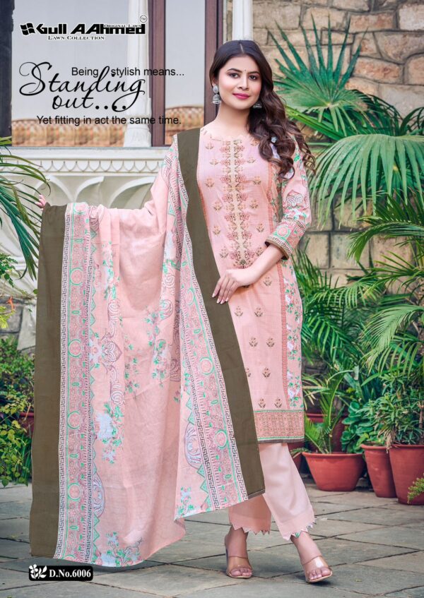 Gull A Ahmed Bin Saeed Vol 6 Cambric Cotton Dress Material Collection - Image 2