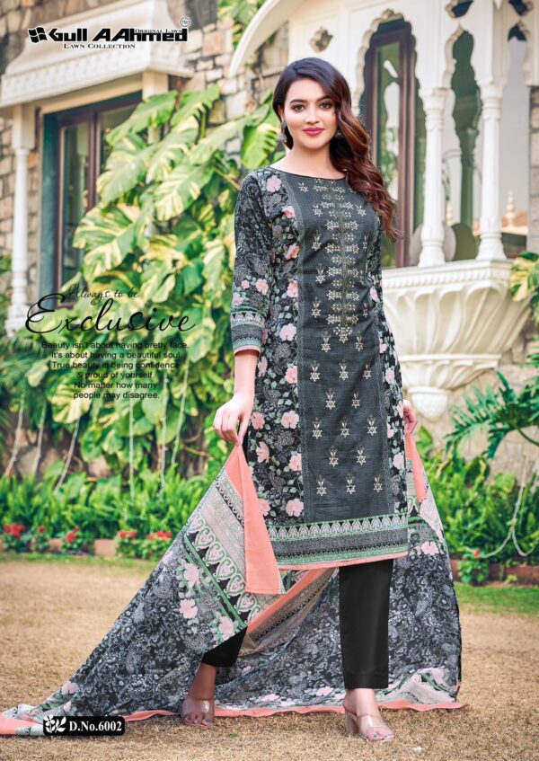 Gull A Ahmed Bin Saeed Vol 6 Cambric Cotton Dress Material Collection - Image 5