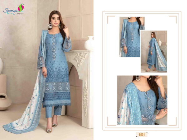 Saniya Rang Rasiya Vol 8 Pakistani Salwar Suit Collection - Image 7