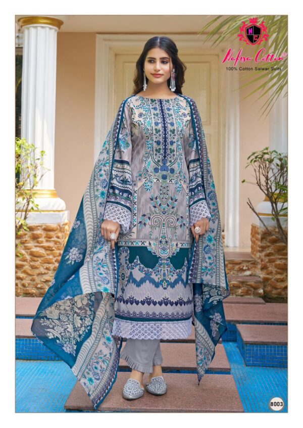 Nafisa Mahera Vol 8 Cotton Printed Dress Material Collection - Image 5