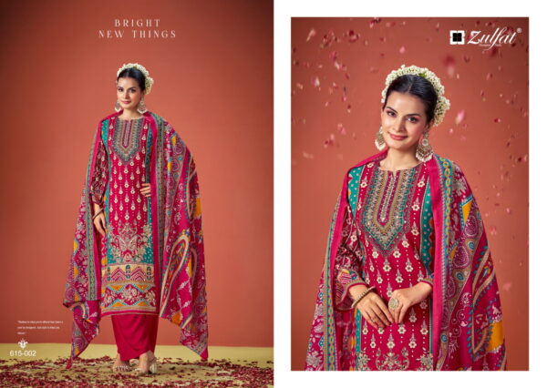 Zulfat Aayat Vol 11 Viscose Rayon Printed Dress Material Collection - Image 7