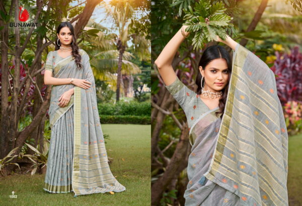 Bunawat Jharokha 1 Beautiful Traditional Wear Cotton Saree Collection - Image 5