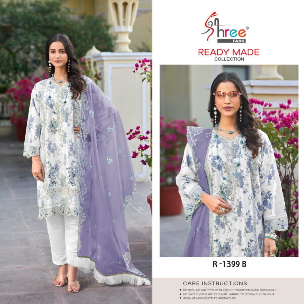 Shree R 1399 Ready Made Pakistani Salwar Suits Catalog Collection - Image 7