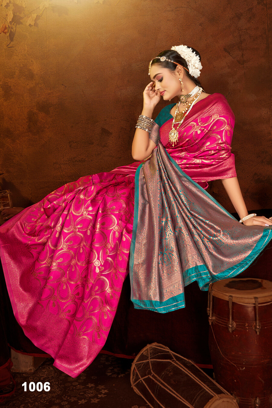 Saroj Suprabhat Silk Vol 1 Designer Soft Silk Saree Catalog Collection - Image 8