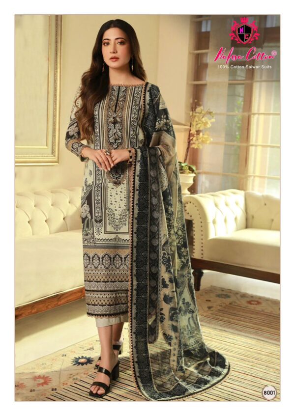 Nafisa Mahera Vol 8 Cotton Printed Dress Material Collection - Image 6
