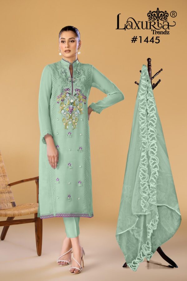 Laxuria Trendz 1445 Georgette Ready Made Salwar Suit Collection