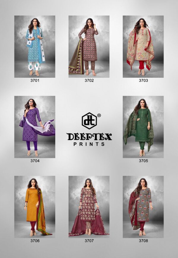 Deeptex Chief Guest Vol 37 Cotton Dress Material Collection - Image 13