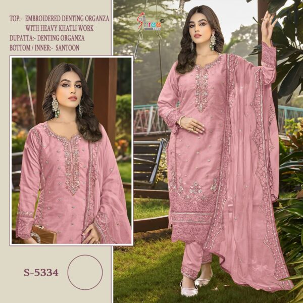 Shree S 5334 Embroidered Pakistani Salwar Suits Collection - Image 2