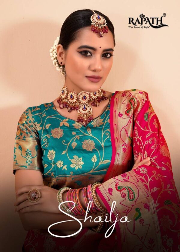 Rajpath Shailja Paithani Silk With Zari Weaving Sarees Collection