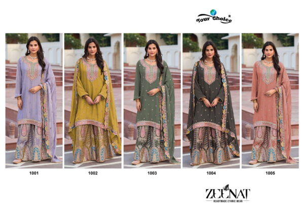 Your Choice Zeenat Chinon Salwar Kameez Collection - Image 7