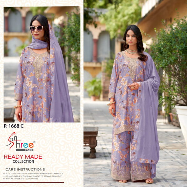 Shree R 1668 Ready Made Pakistani Salwar Suits Collection Wholesale - Image 2