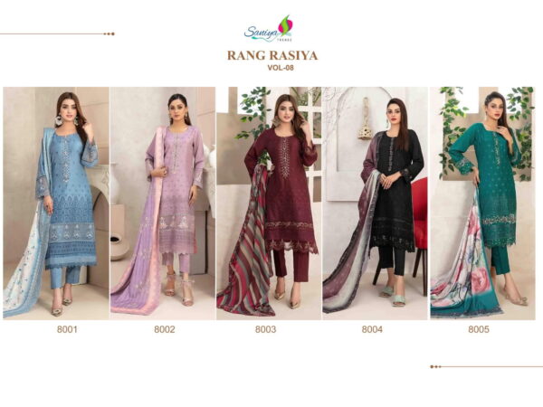 Saniya Rang Rasiya Vol 8 Pakistani Salwar Suit Collection - Image 2