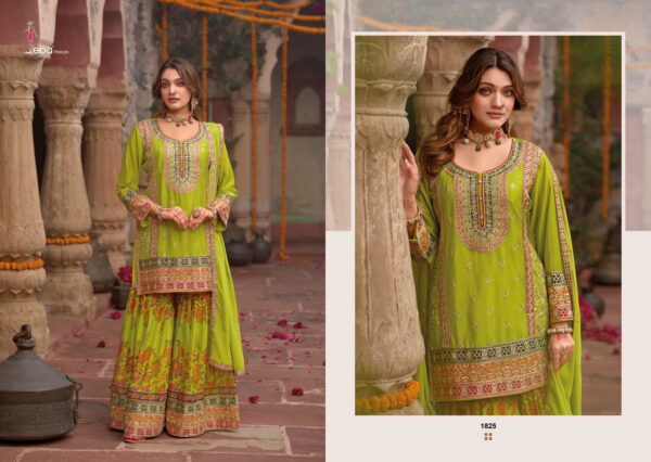 Eba Rang 2 Chinon Embroidered Ready Made Salwar Suit Collection - Image 3
