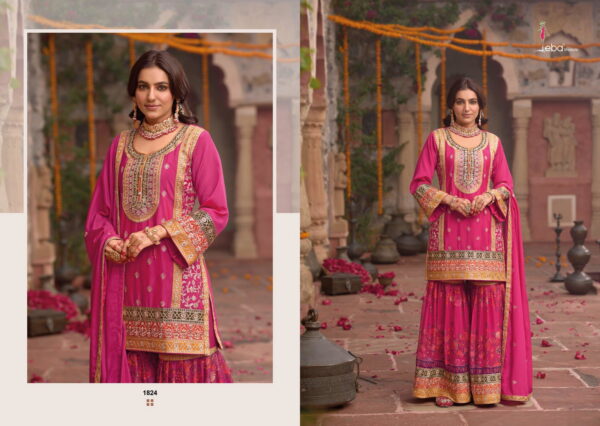 Eba Rang 2 Chinon Embroidered Ready Made Salwar Suit Collection - Image 4