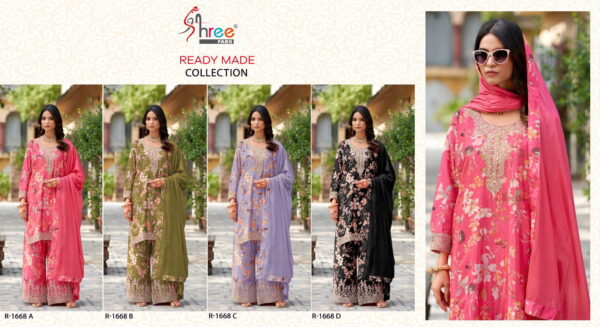 Shree R 1668 Ready Made Pakistani Salwar Suits Collection Wholesale - Image 3