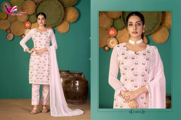 Zeeya Ruhani Georgette Designer Salwar Kameez Collection - Image 2