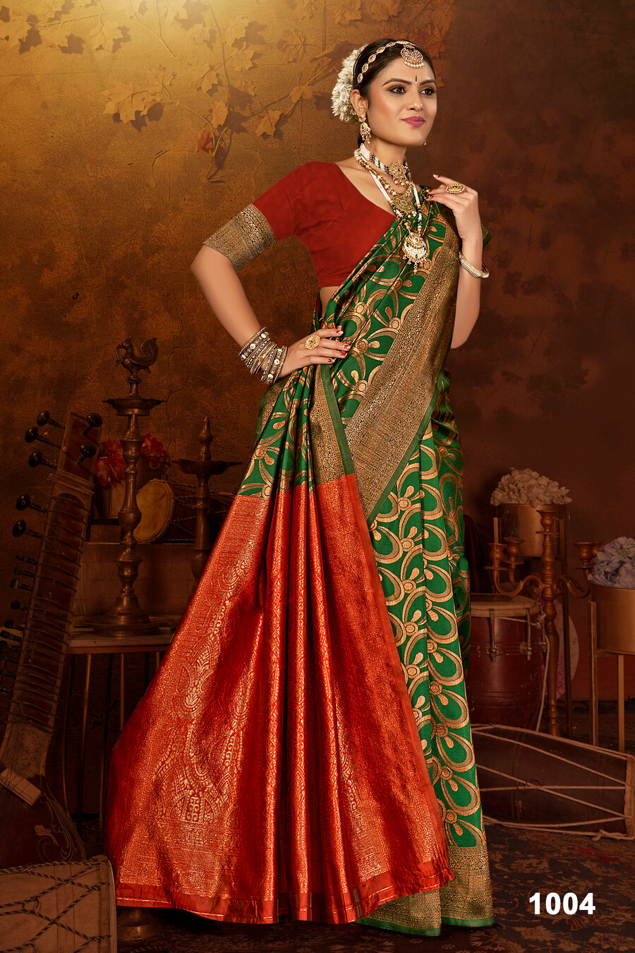 Saroj Suprabhat Silk Vol 1 Designer Soft Silk Saree Catalog Collection - Image 2