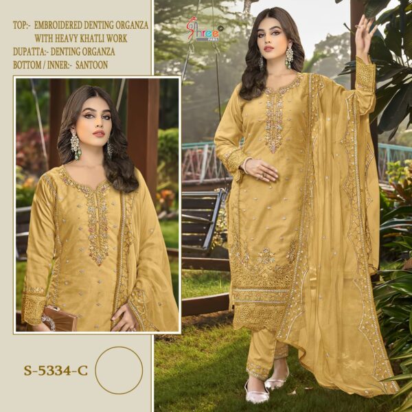 Shree S 5334 Embroidered Pakistani Salwar Suits Collection - Image 3