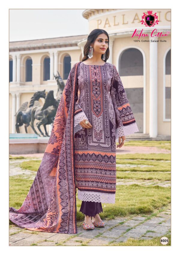 Nafisa Mahera Vol 8 Cotton Printed Dress Material Collection - Image 2