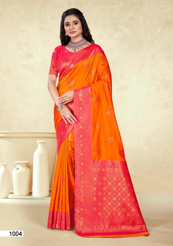 Bunawat Panghat Silk Traditional Wear Fancy Silk Saree Collection - Image 3