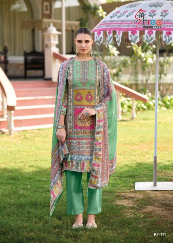 Shree Kt 111 Viscose Digital Printed Salwar Suits Collection