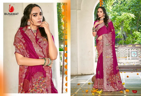 Bunawat Hans Vol 4 Traditional Wear Silk Sarees Collection - Image 3