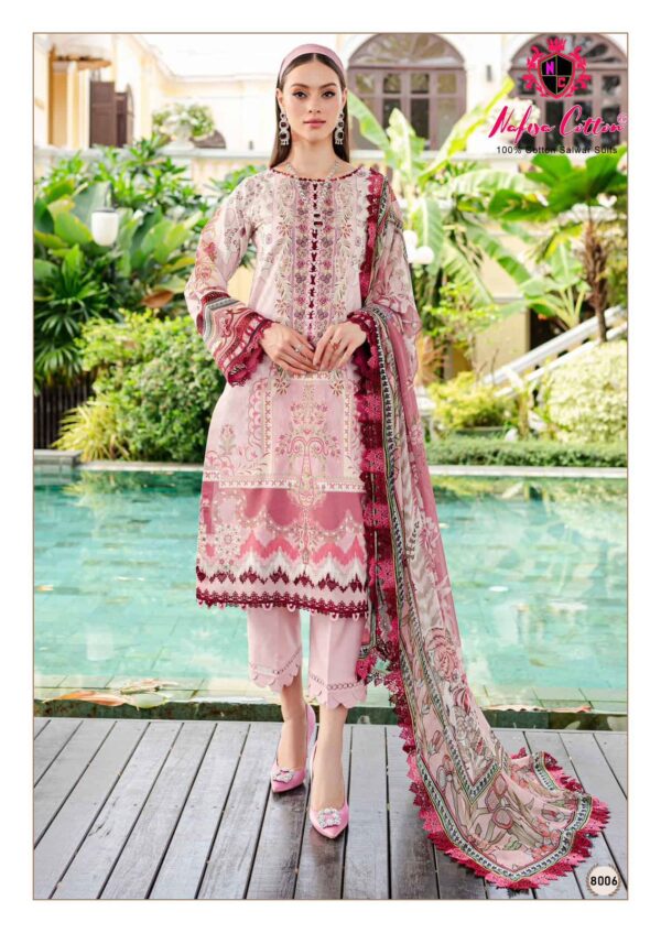 Nafisa Mahera Vol 8 Cotton Printed Dress Material Collection - Image 3