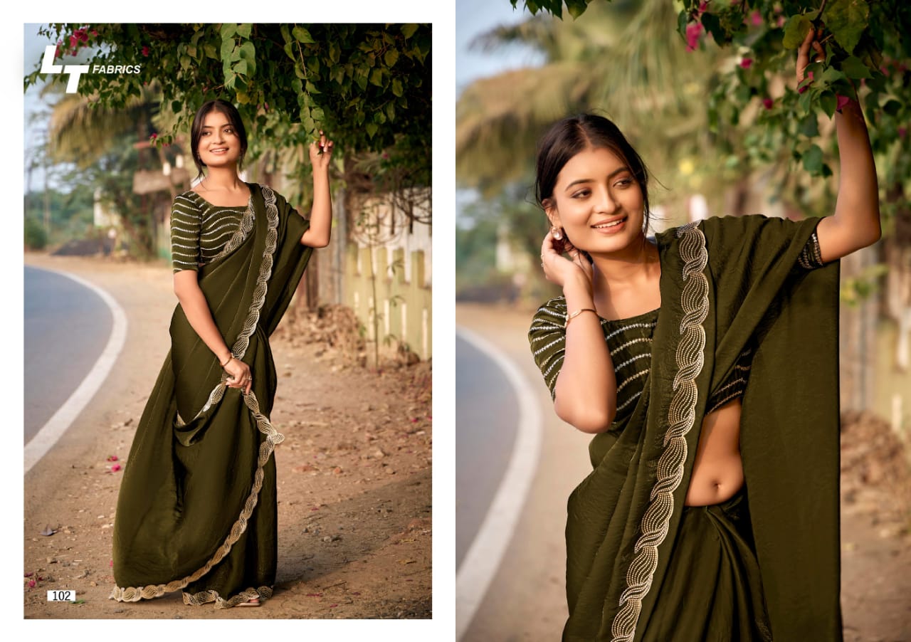 Kashvi Lightning Vol 1 Malai Silk Fancy Saree Collection - Image 3