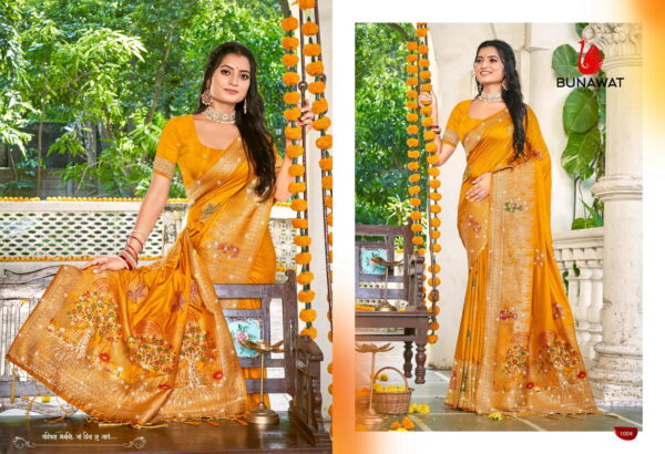 Bunawat Hans Vol 4 Traditional Wear Silk Sarees Collection - Image 5