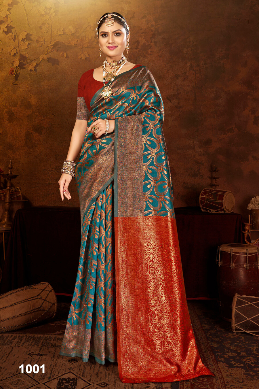 Saroj Suprabhat Silk Vol 1 Designer Soft Silk Saree Catalog Collection - Image 3