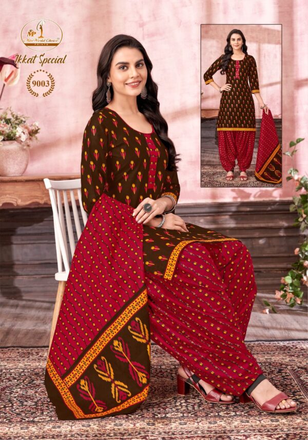 Miss World Ikkat Special Vol 09 Printed Cotton Dress Material Catalog Collection - Image 5