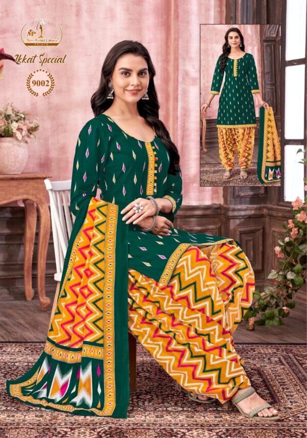 Miss World Ikkat Special Vol 09 Printed Cotton Dress Material Catalog Collection - Image 6