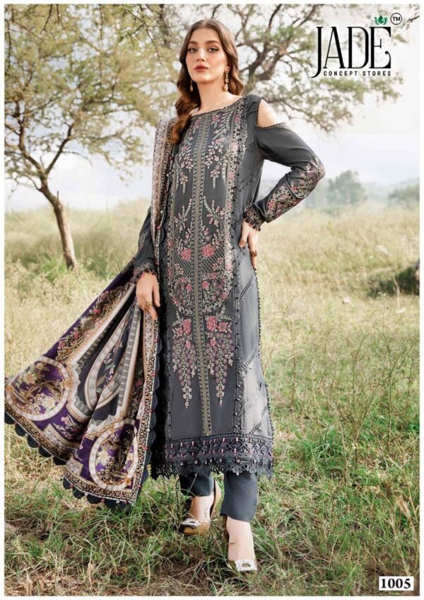 Jade Bin Saeed Vol 10 Heavy Cotton Luxury Dress Material Collection - Image 4