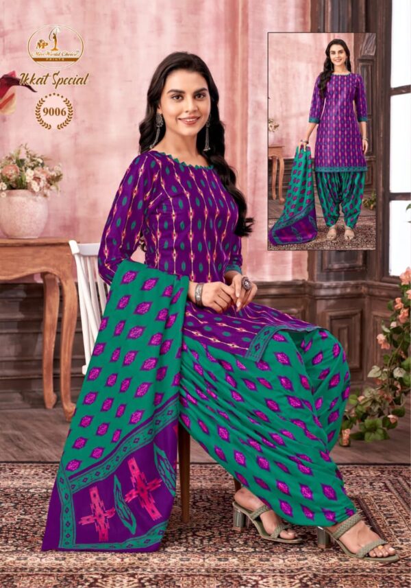 Miss World Ikkat Special Vol 09 Printed Cotton Dress Material Catalog Collection - Image 8