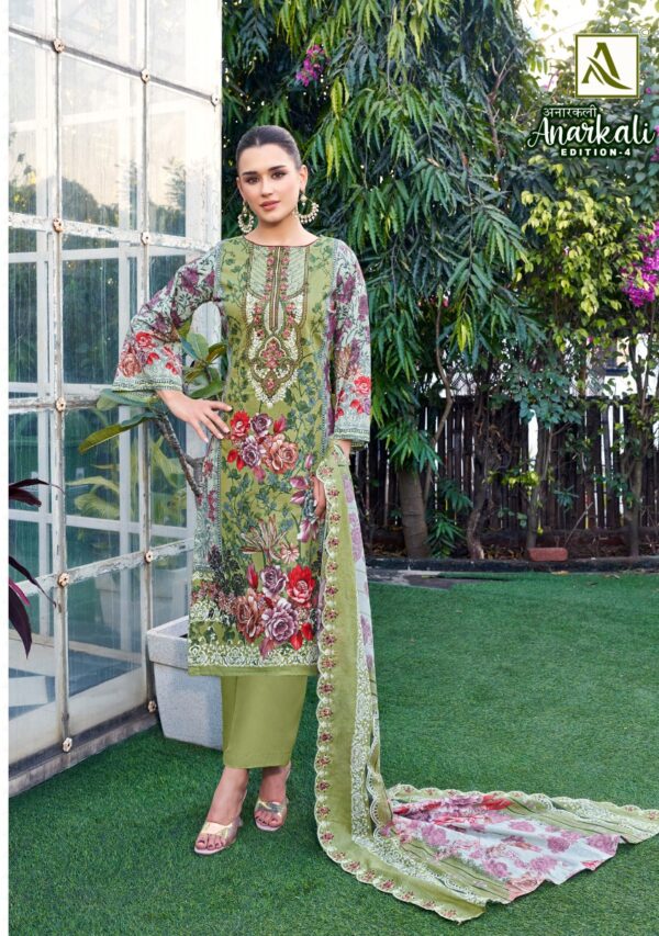 Alok Anarkali Edition 4 Cambric Cotton Dress Material Collection - Image 3