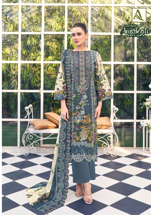 Alok Anarkali Edition 4 Cambric Cotton Dress Material Collection - Image 5