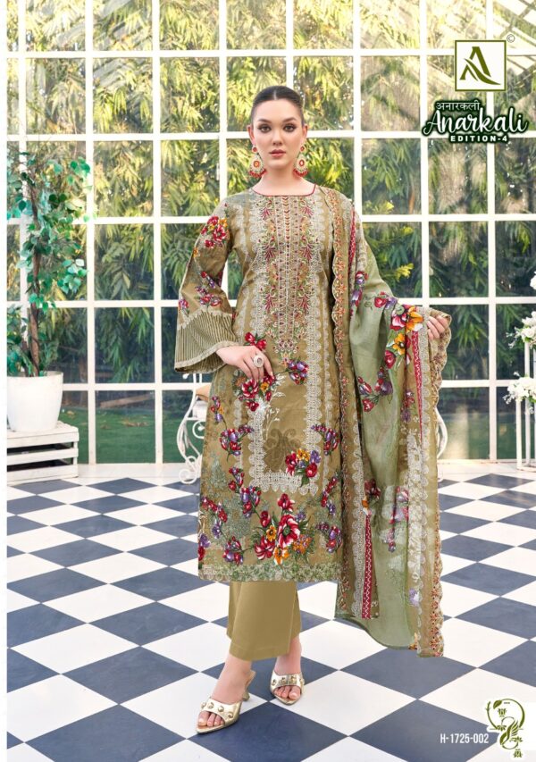 Alok Anarkali Edition 4 Cambric Cotton Dress Material Collection - Image 7